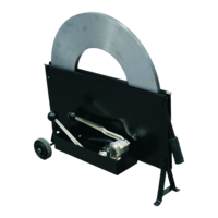 Abrollwagen für Stahlumreifungsbänder