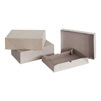 Stülpdeckel-Aufrichtekarton aus Vollpappe