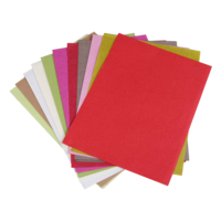 Blumenseiden farbig -  durchgefärbt Recycling