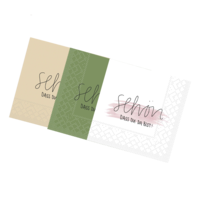 Cocktailservietten 24 x 24 cm 3-lagig