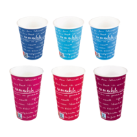 Hartpapierbecher - Coffee to go mit Druck "mmmhh..."