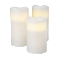 Duni LED-Stumpenkerzen Set aufladbar