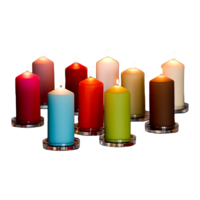 Duni Stumpenkerzen matt rund