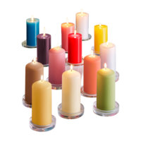 Duni Stumpenkerzen - rund - gerade Form