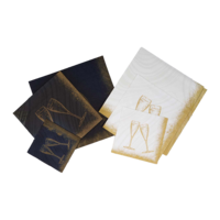 Duni Zelltuch-Servietten - 33x33 cm - 50er-Pack - Weihnachten