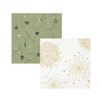 Duni Zelltuch-Servietten - 40x40 cm - Weihnachten