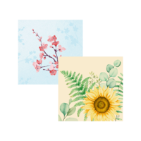 Dunisoft-Servietten - 40 x 40 cm - Frühling