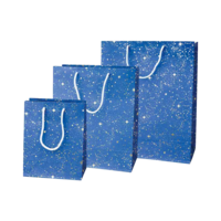 Exclusiv-Geschenktragetaschen blau - Weihnachten