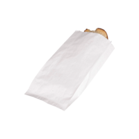 Faltenbeutel weiß unbedruckt