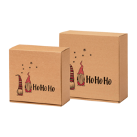 Feinkostkartons natur Wichtel - Weihnachten