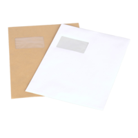 Fenster-Versandtaschen mit Haftklebung