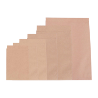Flachbeutel braun aus Kraftpapier