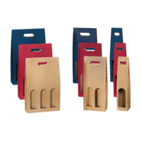 Flaschen-Tragekarton offene Welle