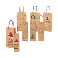 Flaschen - Tragetaschen Set - Natura Christmas