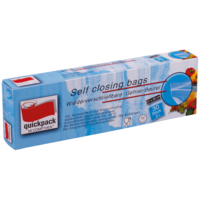 Gefrierbeutel mit Druckverschluss transparent