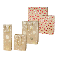 Geschenk-Tragetaschen braun - Weihnachten