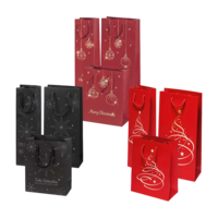 Geschenk-Tragetasche mit Streifenstruktur - Weihnachten