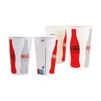 Hartpapierbecher Coca Cola