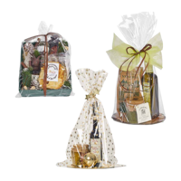 Klarsichtbeutel für Geschenkkörbe und Dekoplatten