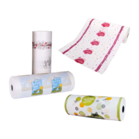 Kucheneinschlagpapiere weiß mit Neutralmotiven - Rollen