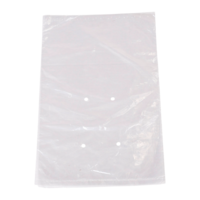 Flachbeutel gelocht transparent