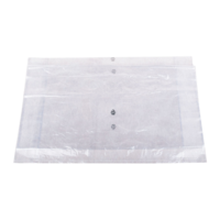 Seitenfaltenhaube transparent