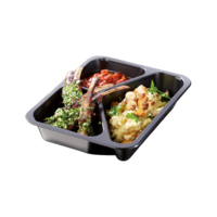 Menüschalen schwarz - CPET