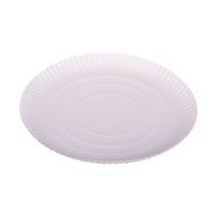 Pappteller rund weiß unbeschichtet