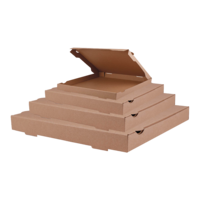 Pizzakarton braun unbedruckt