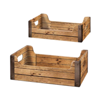 Präsentsteigen Country - Holzoptik Wood