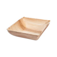 Quadratische Schalen aus Palmblatt