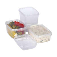 Rechteckbecher mit Originalitätsverschluss