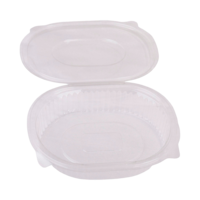 Salatschale "Tina" oval mit anhängendem Deckel