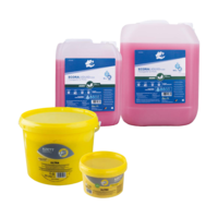 Seifencreme im Nachfüllkanister und Handwaschpaste