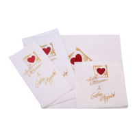 Servietten Herzlich Willkommen