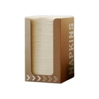 Spenderbox mit Bio Dunisoft Servietten