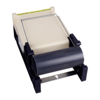 Tischabroller für Etikettenschutzfilm