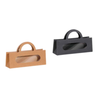 Tragetasche quer offene Welle