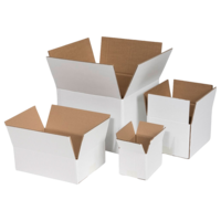 Wellpapp-Faltkartons weiß 1-wellig