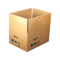 Wellpapp-Faltkartons 2-wellig - mit Warndruck