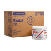 WYPALL® X Wischtücher viertelgefaltet geprägt