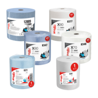 WYPALL® X Wischtücher Großrollen perfo.geprägt