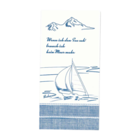 Zelltuch Servietten 40 x 40 cm Bodensee geniessen