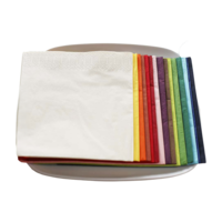 Duni Zelltuch-Servietten farbig - 33 x 33 cm 1-lagig