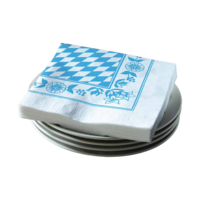 Duni - Servietten Zelltuch mit Motiv 33 x 33 cm